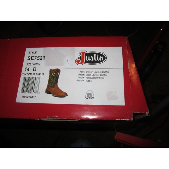 Justin Boots Men\'s Bowline Whiskey 11\